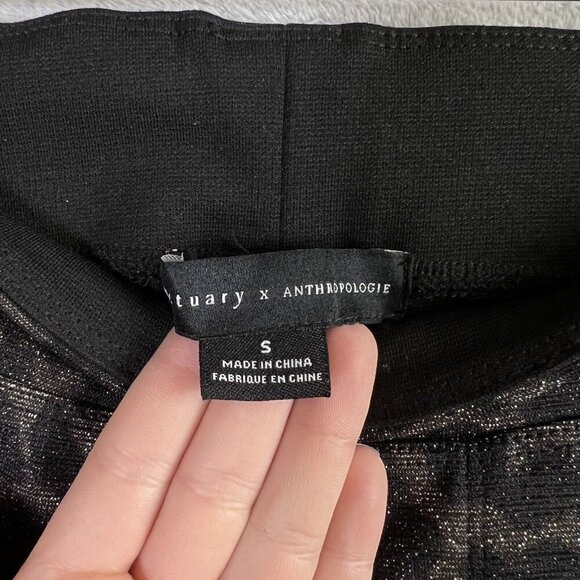 Sanctuary x Anthropologie Runway Shimmer Leggings Pants Women's Small Leopard - Picture 9 of 16